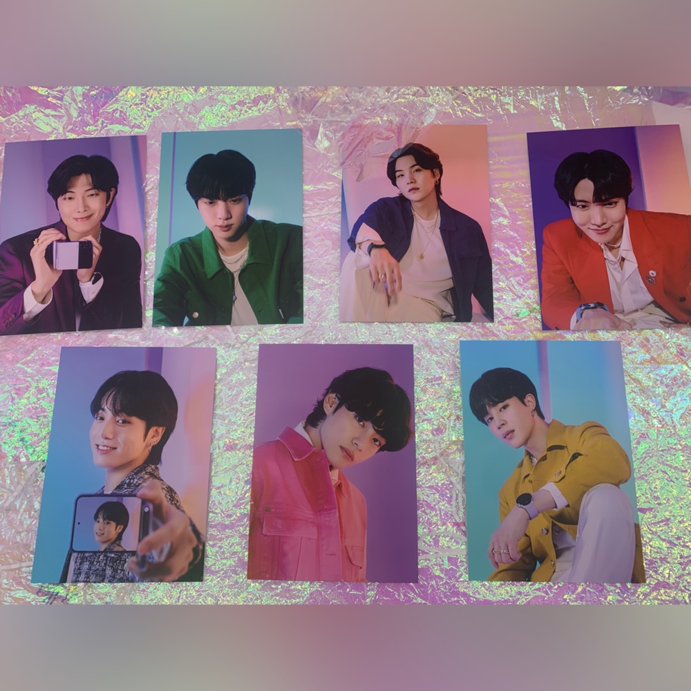 BTS Kpop Samsung Pop-Up 7 Postcard